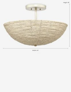 Essie Semi-Flush Mount Light -KIRA Lighting Shop 5TSUN FMNA 2 Product