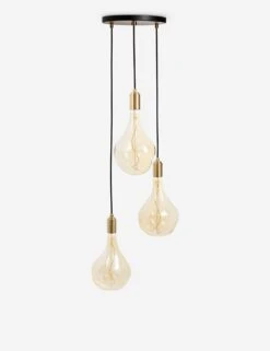 Triple Pendant Light With Voronoi II By Tala -KIRA Lighting Shop CP BLK SET TRI BP 02 4