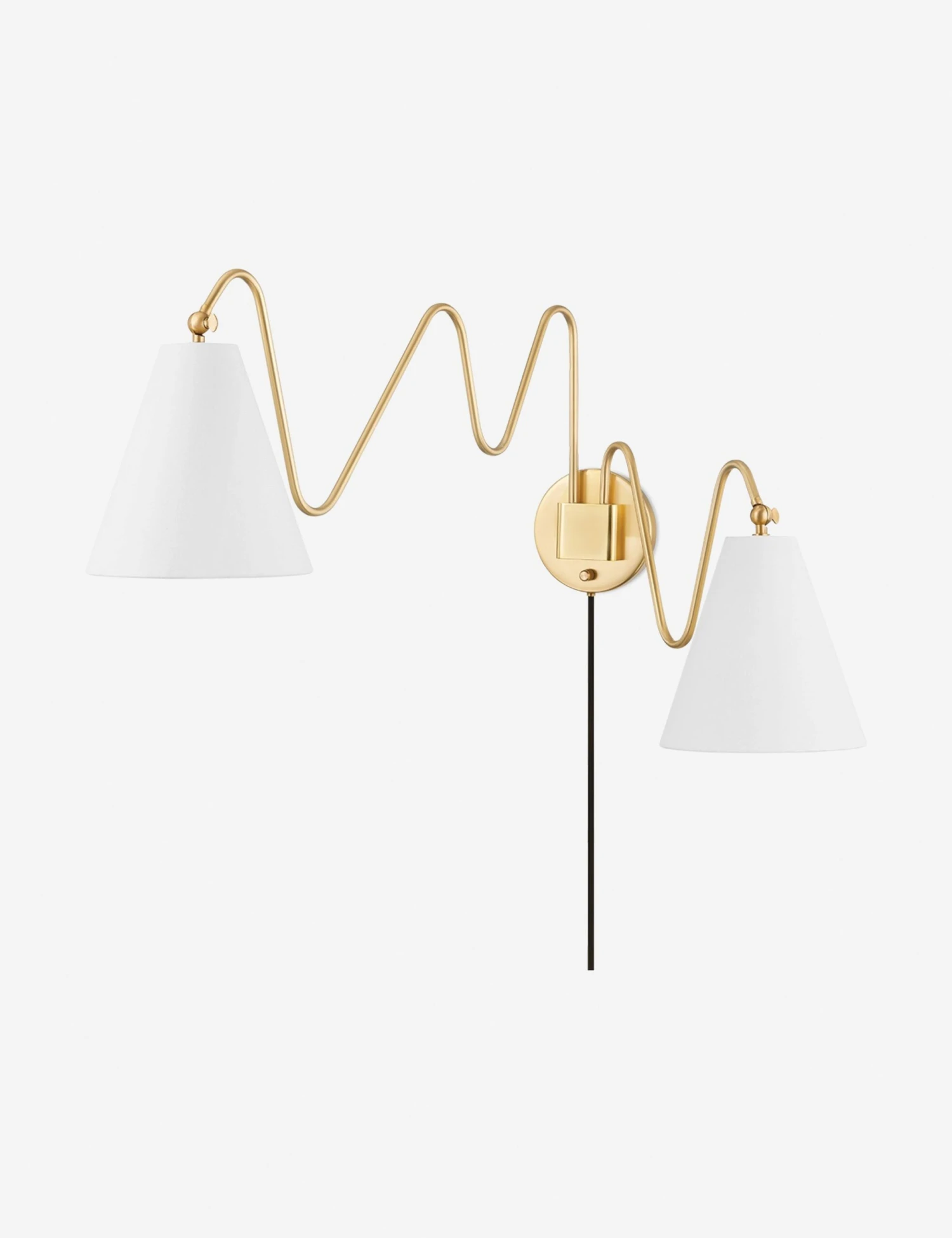 Dellon Double Plug-In Sconce 1 Dellon Double Plug-In Sconce