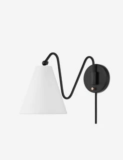 Dellon Single Plug-In Sconce -KIRA Lighting Shop HL699101 SBK