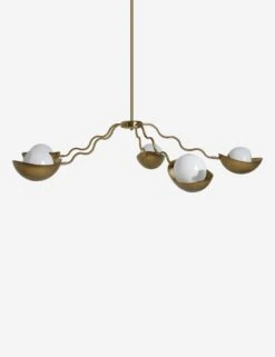 Kukka Chandelier By Sarah Sherman Samuel -KIRA Lighting Shop KukkaChandelierbySarahShermanSamuel Brass A0656453 4216 Product 1