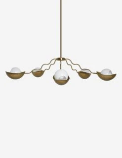 Kukka Chandelier By Sarah Sherman Samuel -KIRA Lighting Shop KukkaChandelierbySarahShermanSamuel Brass A0656453 4219 Product 1
