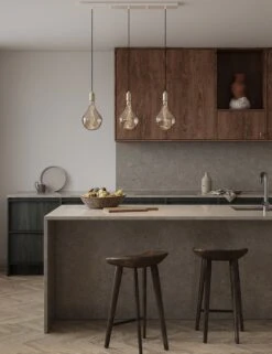 Triple Linear Pendant Light With Voronoi II By Tala -KIRA Lighting Shop LP WHT SET BP 02 02