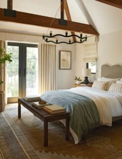 Fox Chandelier 8 Fox Chandelier -KIRA Lighting Shop Lulu and Georgia Bedroom2 Evergreen 0607 LIFESTYLE Site Crop Lifestyle 2