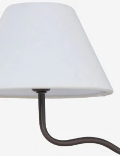 Magdalene Double Sconce -KIRA Lighting Shop MagdaleneDoubleSconceBronze WhiteShade 12753