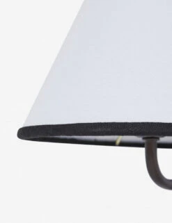 Magdalene Single Sconce -KIRA Lighting Shop MagdaleneSconceBronze BlackRimShade 0024