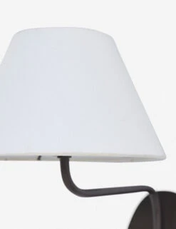 Magdalene Single Sconce -KIRA Lighting Shop MagdaleneSconceBronze WhiteShade 12745