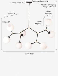 Bobbi Chandelier -KIRA Lighting Shop bobbi chandelier black