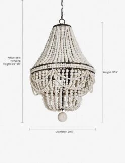 Del Chandelier By Regina Andrew 7 Del Chandelier By Regina Andrew -KIRA Lighting Shop del chandelier white