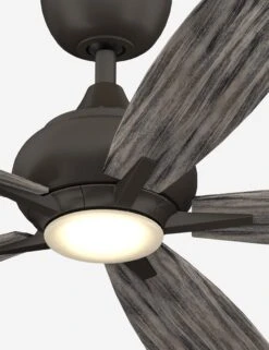 Donati Ceiling Fan + Light -KIRA Lighting Shop fp8533gr bottom