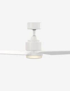 Aurore Ceiling Fan + Light -KIRA Lighting Shop fpd8515mww 64mww lk front