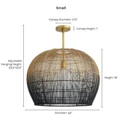 Swami Pendant Light By Arteriors -KIRA Lighting Shop swami small pendant dimensions